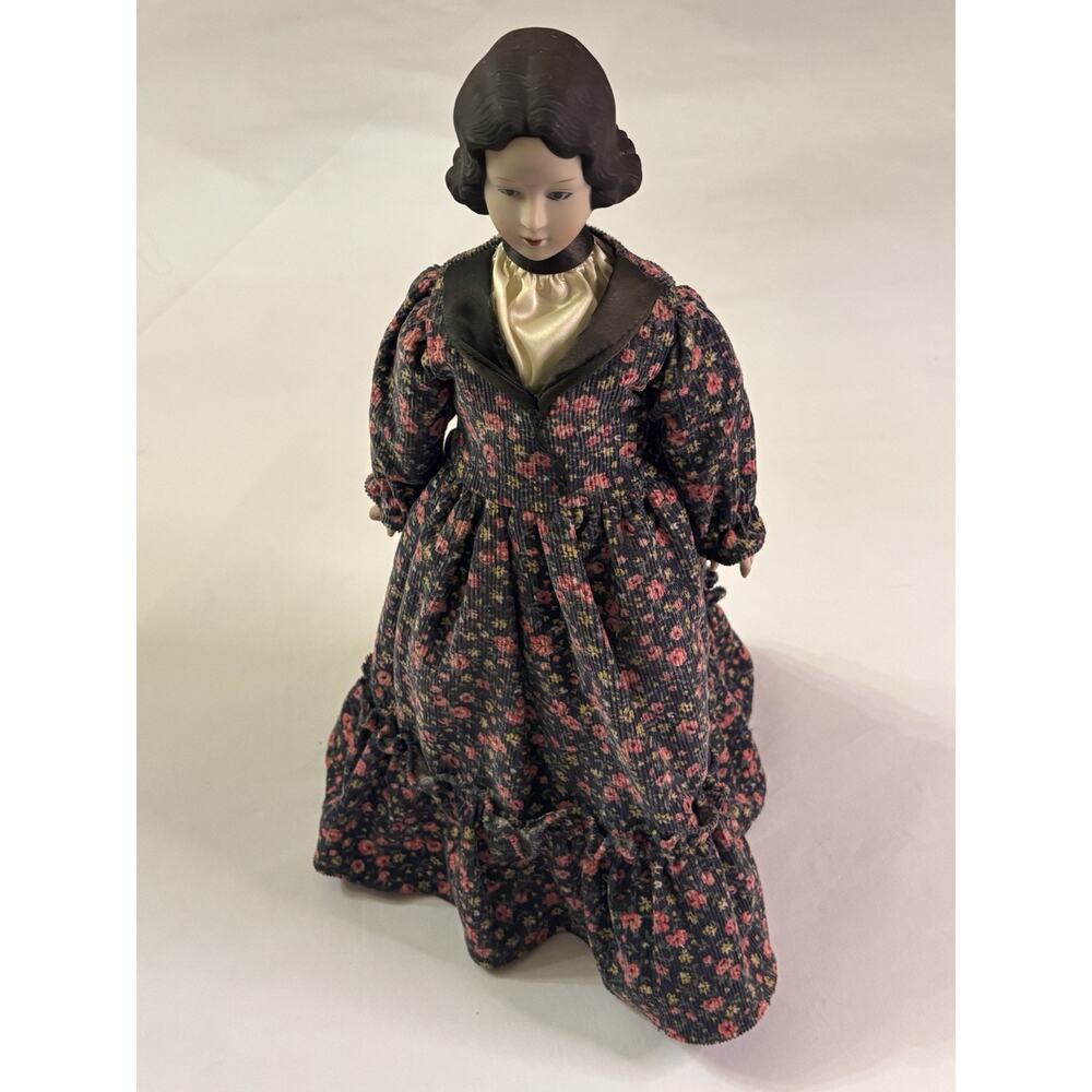 Vtg. Shackman Doll Bisque Head, Hands, Feet, Cloth Body,Beth March,Little Women